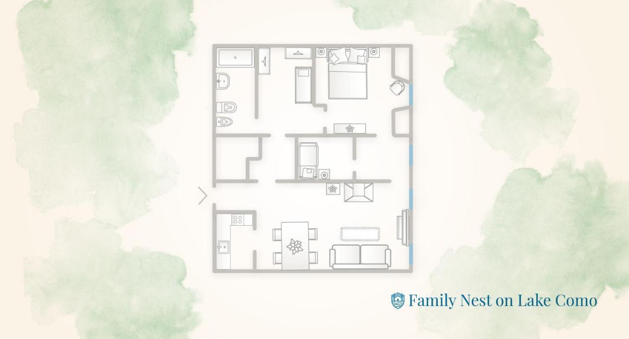 Family Nest Overlooking Lake Como - By Rent All Como Argegno Zewnętrze zdjęcie
